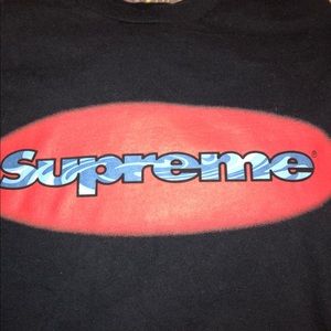 Supreme L/S Tee Navy